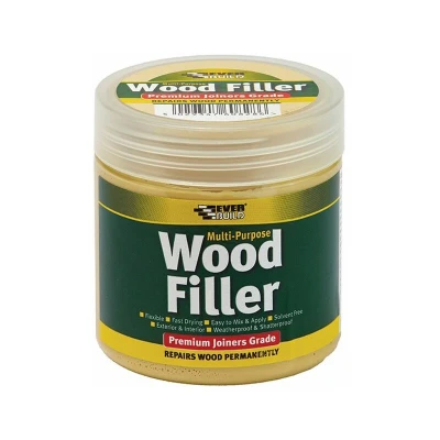 Image of Everbuild Multi Purpose Premium Joiners Grade Wood Filler Pine 250ml