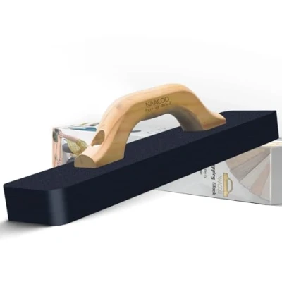 Image of NAACOO Tapping Block, Flooring Tools Heavy Big Block for Vinyl Plank with Wood Handle, Needn&#039;t Hammer Knock 1 2 Times to Complete Installation(15 1/2inch)