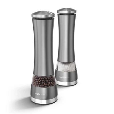 Image of Morphy Richards Accents Salt and Pepper Mill Titanium