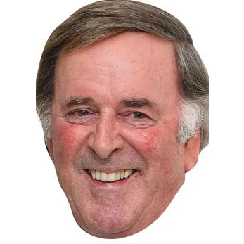 Image of FoxyPrinting Terry Wogan Eurovision Celebrity Cardboard Party Face Mask Fancy Dress