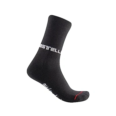 Image of CASTELLI 4522558 010 QUINDICI SOFT M. W S Socks Women&#039;s BLACK Size S/M