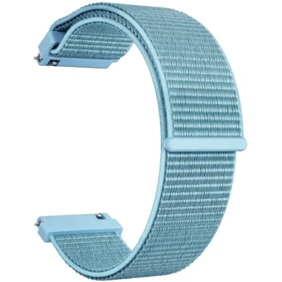 Image of TOOBUR 22mm Watch Strap, Nylon Quick Release Straps, Adjustable Solo Loop for Men Women, Compatible with watches lug width, universal model, Green