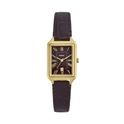 Image of Fossil Women&#039;s Analog Quartz Watch with Leather Strap ES5367