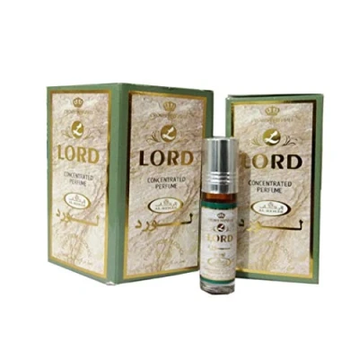 Image of Business Square Pack of 6 Musk Perfume Al Rehab Lord 6ml 100% Oil