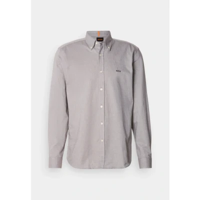 Image of BOSS Rickert Shirt, Men&#039;s, Size: Large, Grey