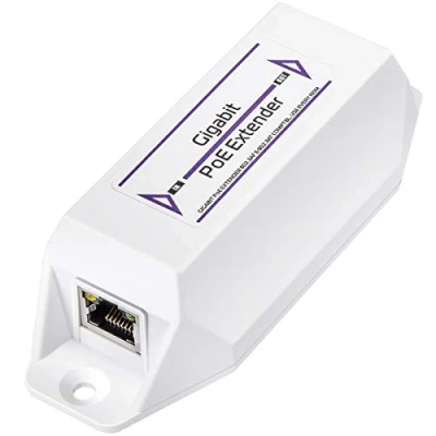 Image of Miracles POE10 Gigabit PoE Extension Cable, 10/100/1000 Mbps, 1 Channel Amplifier/PoE Amplifier, Wall Mount, Daisy Chain, Compatible with IEEE 802.3at / 802.3af