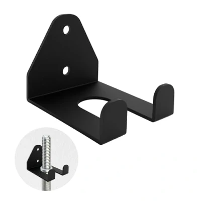 Image of VANROUG Single Barbell Storage, Vertical Hanging Rack, Wall Mount Olympic Holder, Space Saving Commercial or Home Gym Accessory