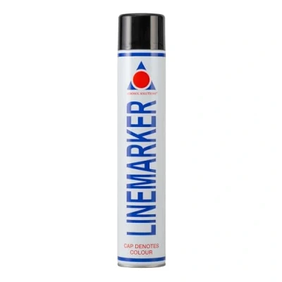 Image of Aerosol Solutions 0906 Line Marker Spray Paint Black 750ml