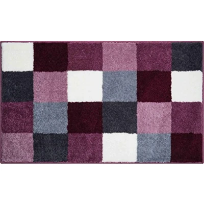 Image of Grund bath rug, ultra soft and absorbent, anti slip, BONA, 80x140 cm, berry