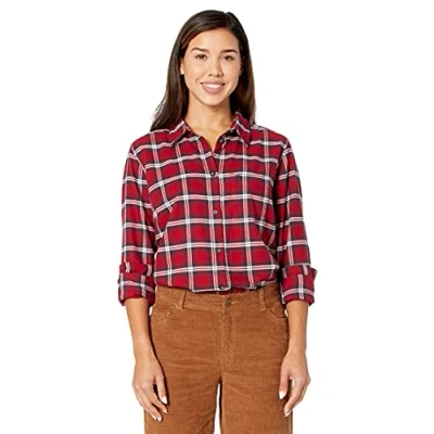 Image of Fjällräven ÖVIK Flannel Shirt W Buttondown blouse, Women&#039;s, Size: Large, Wine