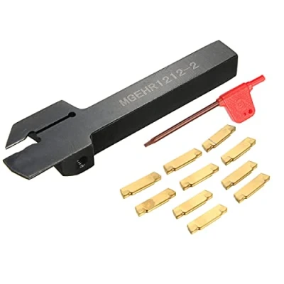 Image of Maizoon CNC Lathe Turning Tool Holder MGEHR1212 2 12 x 100mm Boring Bar + 10pcs MGMN200 G Carbide Insert High Hardness Cutter DZ10