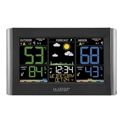 Image of La Crosse Technology Weather Station, Black
