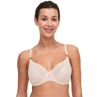 Image of Chantelle Women&#039;s Pure Light Underwire Bra, Nude Blush, 36DD