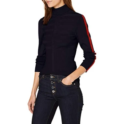 Image of Morgan Mentoi Jumper, Women&#039;s, Size: Small, Marine/rouge
