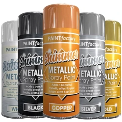 Image of AlezyB 1 x Metallic Deep Copper Spray Paint 200ml Multi Purpose Aerosol Use for Metal and Wooden Furniture, Ornaments, Decorative Items Much More Interior &amp; Exterior