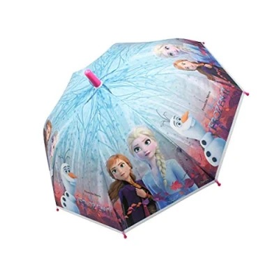 Image of Disney Frozen II Childrens Umbrella Kids School Bubble Dome Travel Brolly