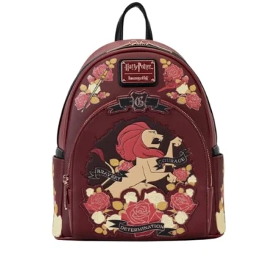 Image of Loungefly Harry Potter Gryffindor House Tattoo Mini Backpack Multi