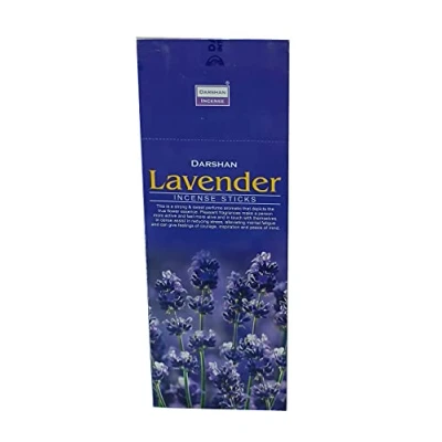 Image of ABN Fashion Darshan Lavender Natural Incense Sticks Indian Handroll Fragrance Agarbatti Pack of 6
