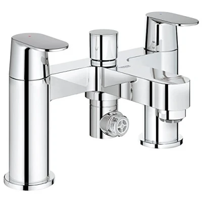 Image of GROHE Eurosmart Cosmopolitan Two Handled Bath/Shower Mixer ½&quot; Chrome 25129000