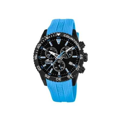 Image of Lotus Mens Chronograph Quartz Watch with Plastic Strap 18672/6