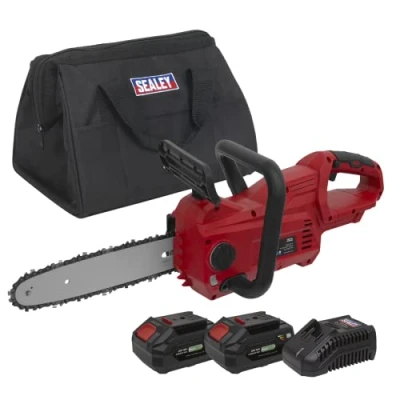 Image of Sealey Cordless Chainsaw 25cm 20V SV20 Series Kit 2 Batteries