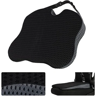 Image of Seat Wedge Cushion with Washable Cover for Sciatica Coccyx Tailbone Hip Posture Correction, Lumbar Support Pads Back Pain Relief Breathable Car Driver Seat, Office Chair, Wheelchair