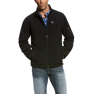 Image of ARIAT Men&#039;s Vernon 2.0 Softshell Jacket, Black, Large