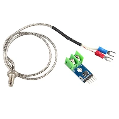 Image of HALJIA MAX6675 Module + Type K Thermocouple Temperature Sensor Testing Range Compatible with Arduino Raspberry Pi