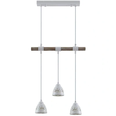 Image of Lindby Pimana pendant lamp, three bulb