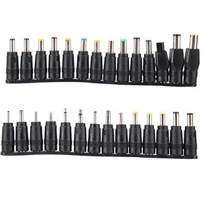 Image of ciciglow Barrel Jack Adapter, 28PCS 5.5 x 2.1mm Universal DC Connector for Toshiba/HP/DELL/IBM/Fujitsu/SONY/Lenovo Notebook Laptop Power Supply Plug