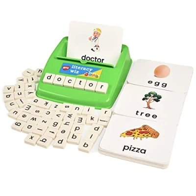 Image of BOHS English Literacy Wiz Fun Game Lower Case Daily Words 60 Flash Cards Preschool Language Learning Educational Toys