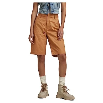 Image of G STAR RAW Women&#039;s Chino Bermuda Shorts, Brown (chipmunk D22900 C962 3886), 30