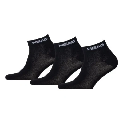 Image of Head Quarter Length Sock (Pair of 3) Black, 9 11 UK