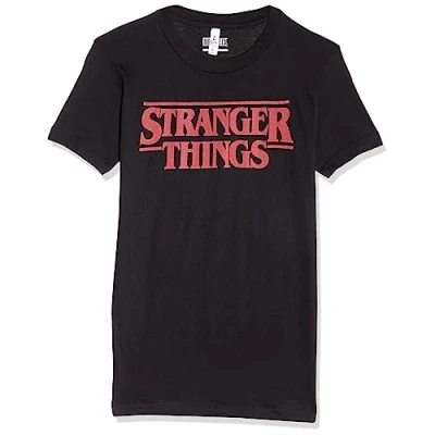 Image of Stranger Things Men&#039;s T Shirt, Black, XL