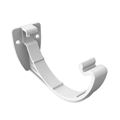 Image of FreeFlow 4 x White Half Round Fascia Gutter Brackets, 112mm Rain Water Systems