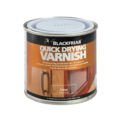 Image of Blackfriar QDDVCS500 Quick Drying Duratough Interior Varnish Clear Satin 500ml