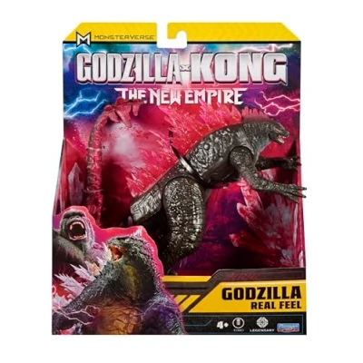 Image of MonsterVerse Godzilla x Kong: The New Empire, 6 Inch Real Feel Action Figure Toy, Iconic Collectable Movie Character, For Ages 4 Years+