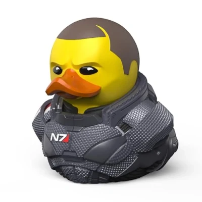 Image of TUBBZ Collectible Vinyl Rubber Duck Figure Official Mass Effect Merchandise Sci Fi Action FPS Video Games