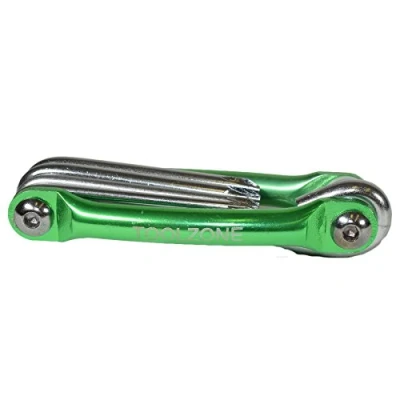 Image of 7pc Pocket Size Folding Screwdriver Phillips Pozi Flat Bits Repair Tool Kit Set