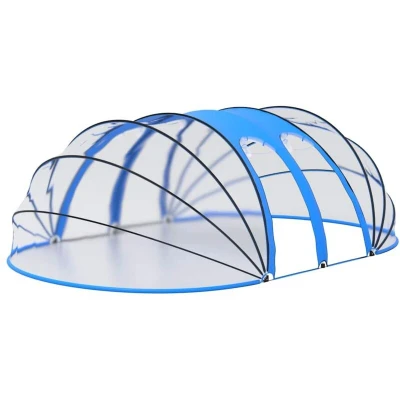 Image of vidaXL Pool Dome Oval 620x410x210 cm