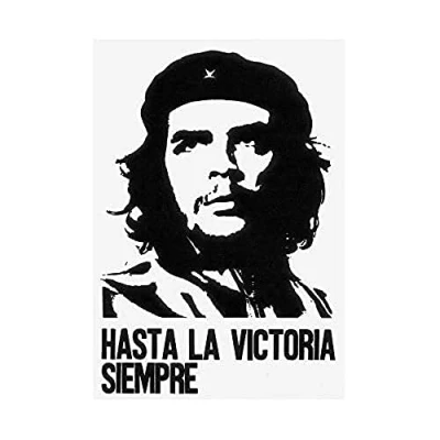 Image of Wee Blue Coo AD CUBA CHE GUEVARA ICON REVOLUTION VICTORY FRAMED PRINT F12X5842