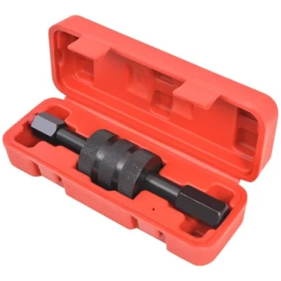 Image of &quot;vidaXL Diesel Injector Extractor with Slide Hammer Extractor, M8 M12 M14 Adaptors Included, Built Durable Steel, 1.4 kg Weight, and Convenient Carry Case Provided&quot;