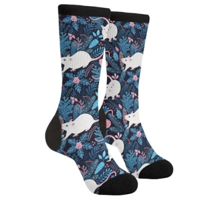 Image of EujGvboU Novelty Crew Socks Casual Crazy Funny Dress For Women Men Teens Gift