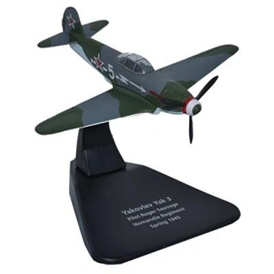 Image of Oxford Diecast &quot;Yak 3 Normandie Regiment 1945&quot; Vehicle