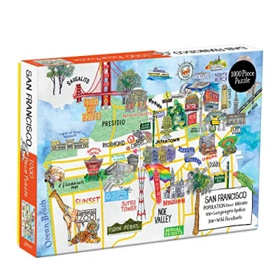 Image of Galison 9780735364639 San Francisco 1000 Piece Puzzle
