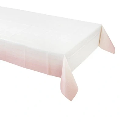 Image of Disposable Pretty Pink Paper Table Cover By Talking Tables Size 180cm x 120cm