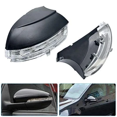 Image of MASO Wing Mirror Indicator Lamp Lens Cover LED Turn Singal Light Left Side Fits Car VW Golf MK6 2009 2013