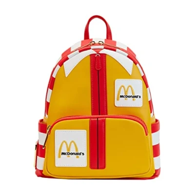 Image of Loungefly Mcdonalds Mini Backpack Ronald Cosplay Official Red One Size