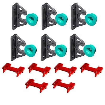 Image of Button Fix Type 2 Bracket Marker Guide Kit Connecting Panels x6 + 6 Tools