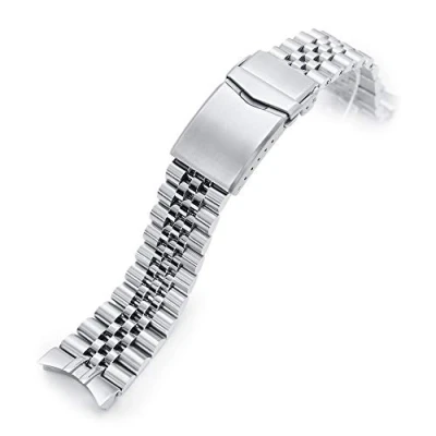Image of MiLTAT 22mm Watch Band Compatible with Orient Kamasu RA AA0004E19A AA0001B19A, Super J Screw Link
